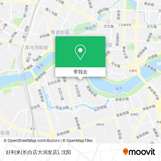 好利来(长白店大润发店)地图