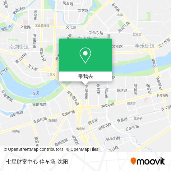 七星财富中心-停车场地图