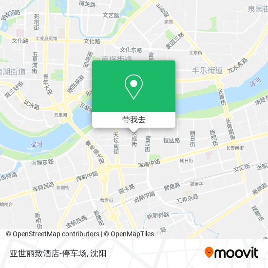 亚世丽致酒店-停车场地图