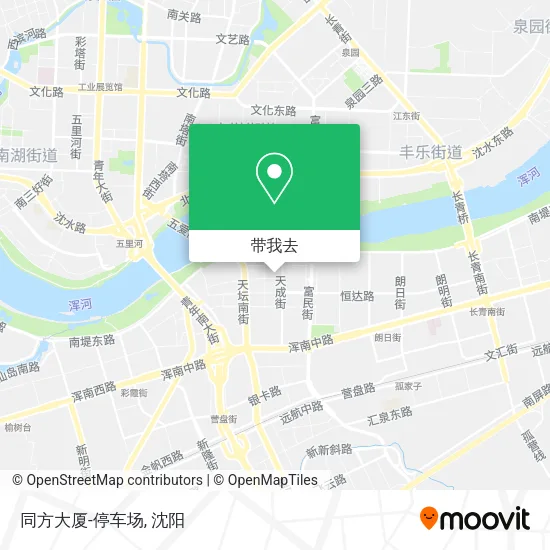 同方大厦-停车场地图