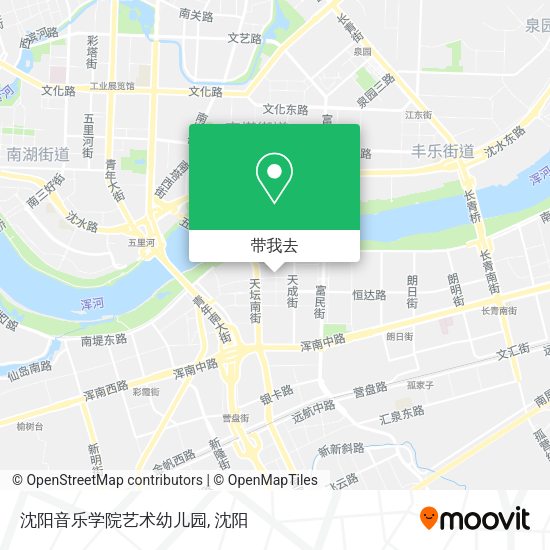 沈阳音乐学院艺术幼儿园地图