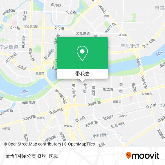 新华国际公寓-B座地图
