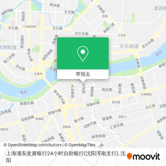 上海浦东发展银行24小时自助银行(沈阳浑南支行)地图