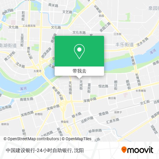 中国建设银行-24小时自助银行地图