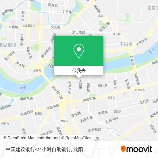 中国建设银行-24小时自助银行地图