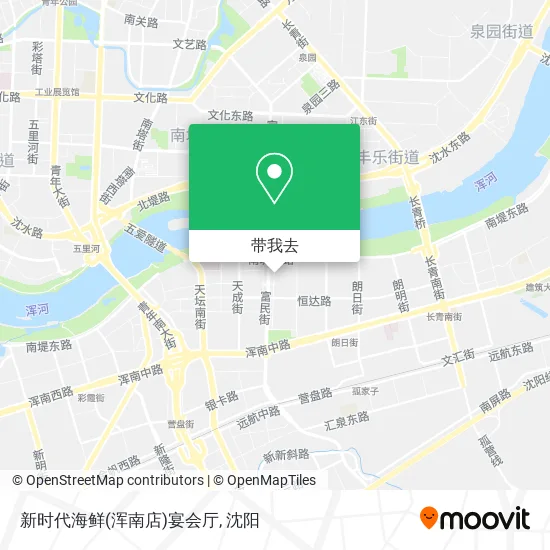 新时代海鲜(浑南店)宴会厅地图