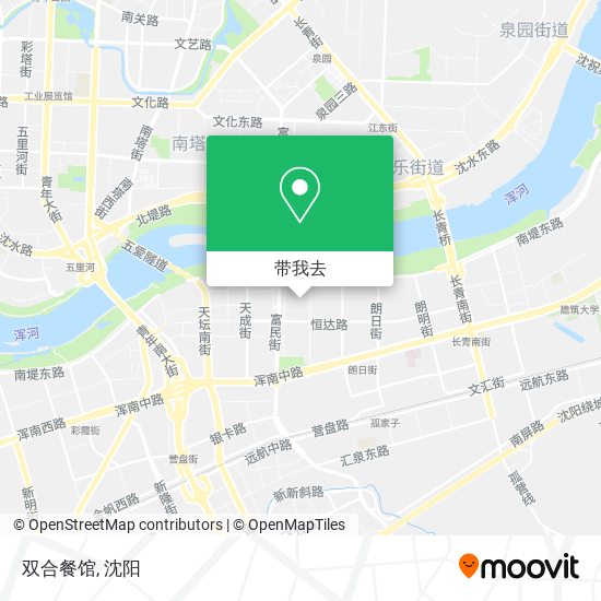 双合餐馆地图