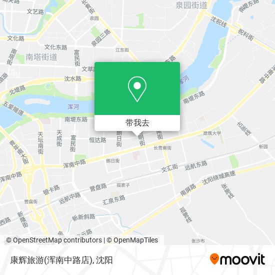 康辉旅游(浑南中路店)地图