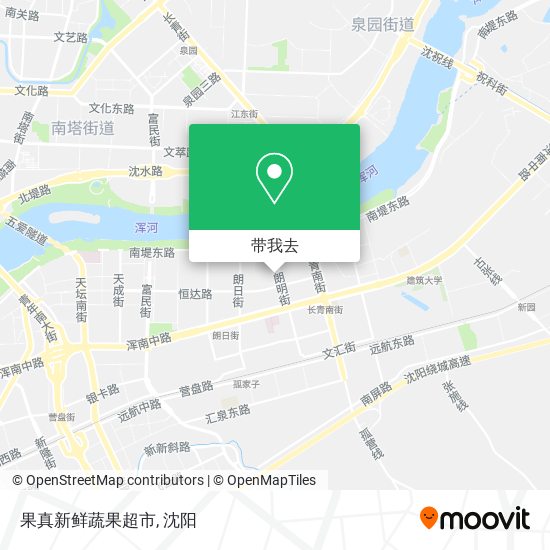 果真新鲜蔬果超市地图