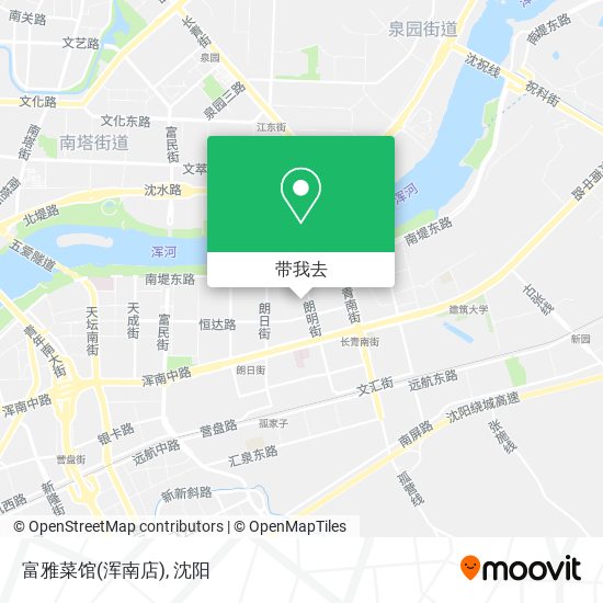 富雅菜馆(浑南店)地图