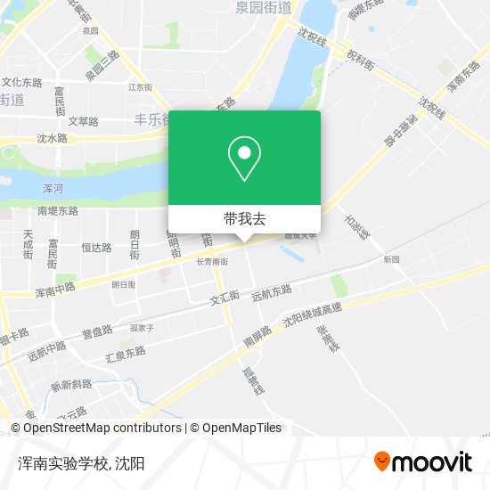 浑南实验学校地图
