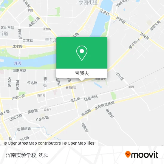 浑南实验学校地图