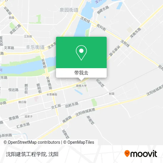 沈阳建筑工程学院地图