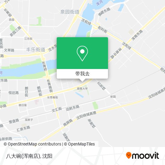 八大碗(浑南店)地图