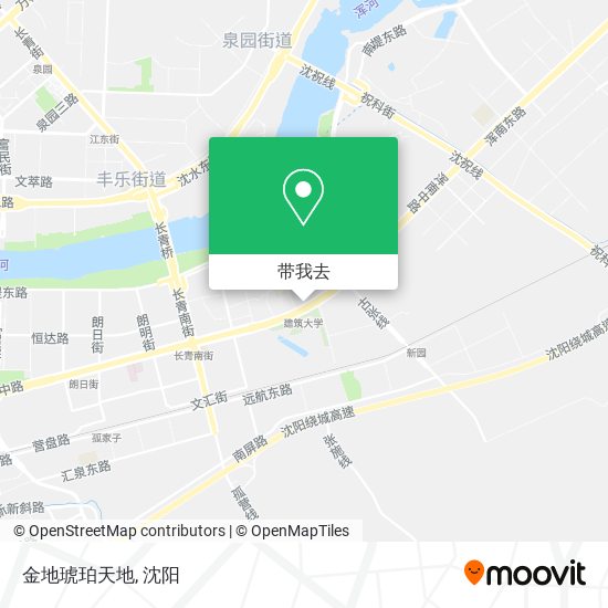 金地琥珀天地地图