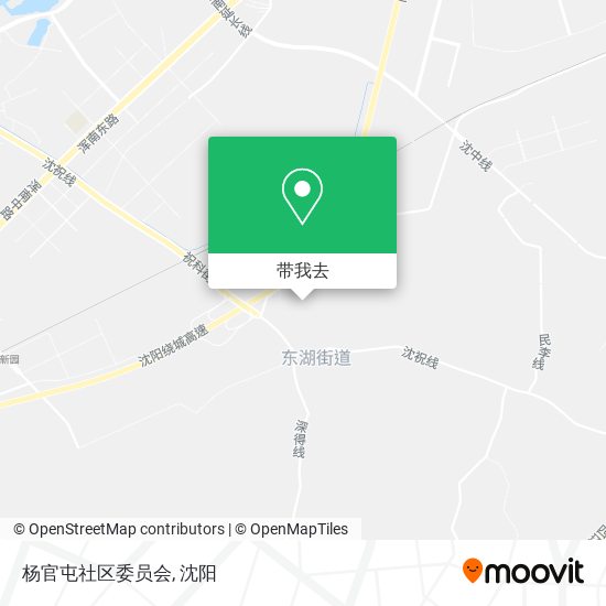 杨官屯社区委员会地图
