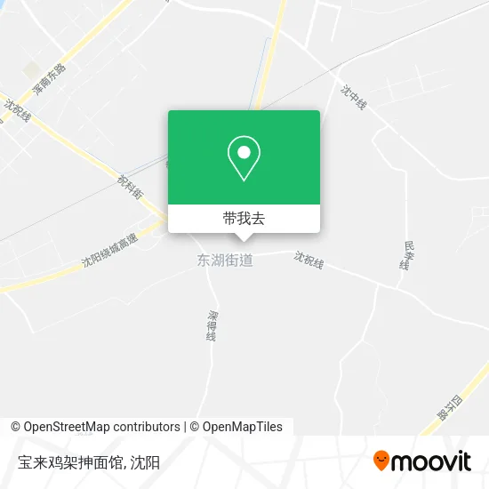 宝来鸡架抻面馆地图