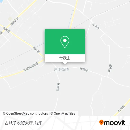 古城子农贸大厅地图