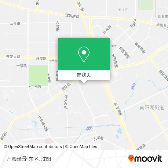 万熹绿景-东区地图