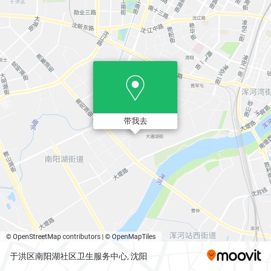 于洪区南阳湖社区卫生服务中心地图