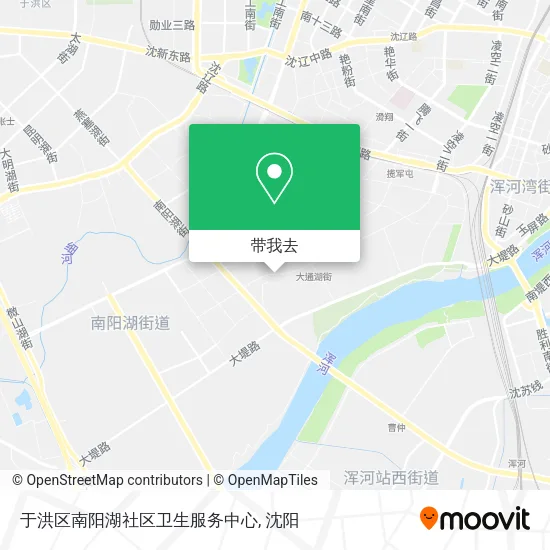 于洪区南阳湖社区卫生服务中心地图