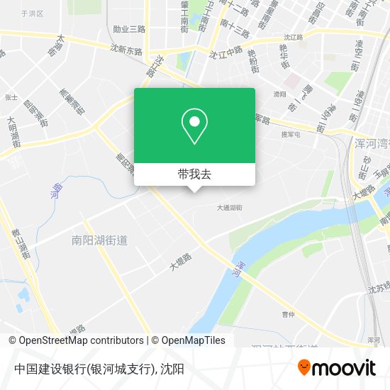 中国建设银行(银河城支行)地图