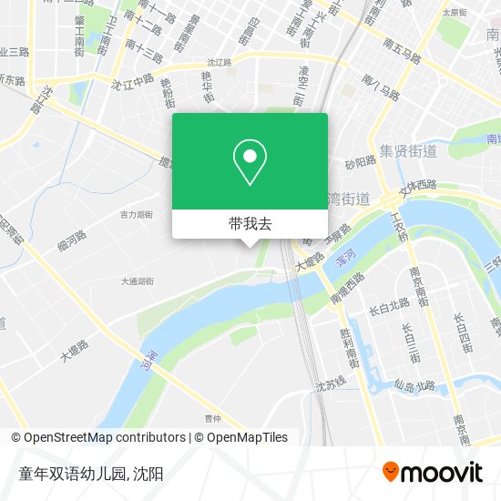 童年双语幼儿园地图