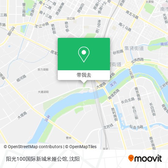 阳光100国际新城米娅公馆地图