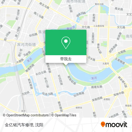 金亿铭汽车修理地图