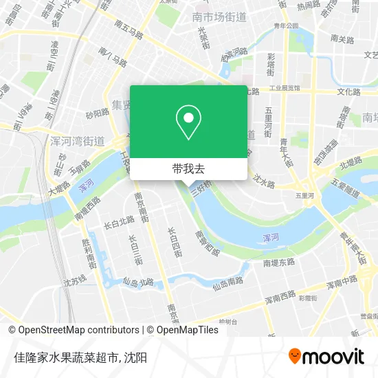 佳隆家水果蔬菜超市地图