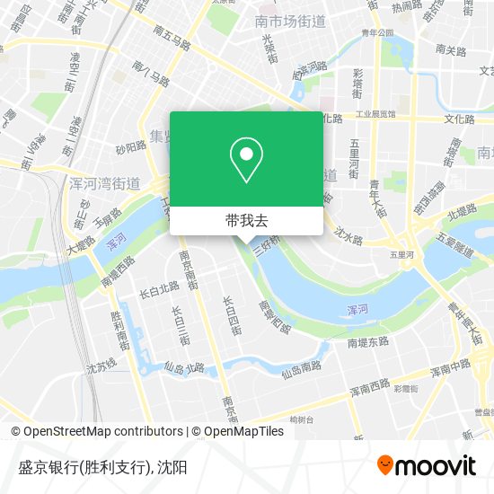 盛京银行(胜利支行)地图