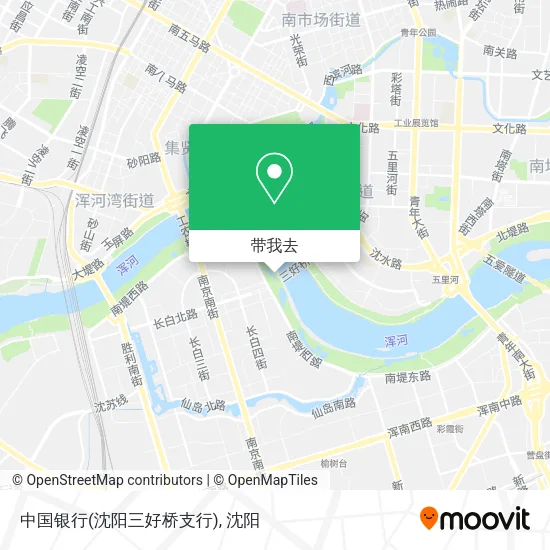 中国银行(沈阳三好桥支行)地图