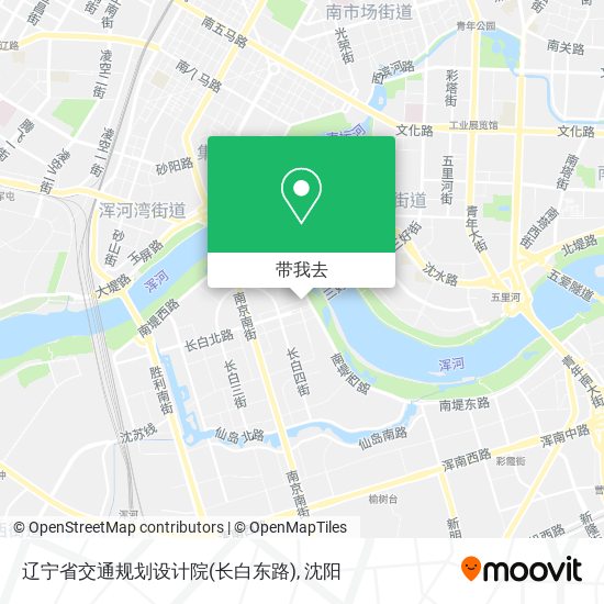 辽宁省交通规划设计院(长白东路)地图