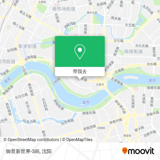 御景新世界-3岗地图