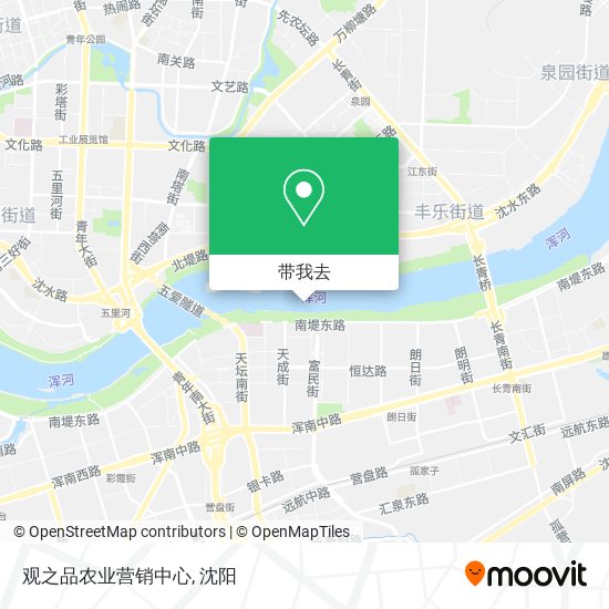 观之品农业营销中心地图