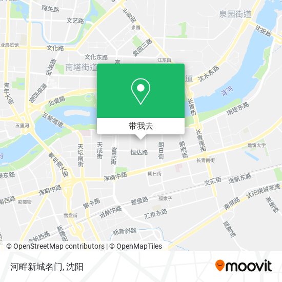 河畔新城名门地图