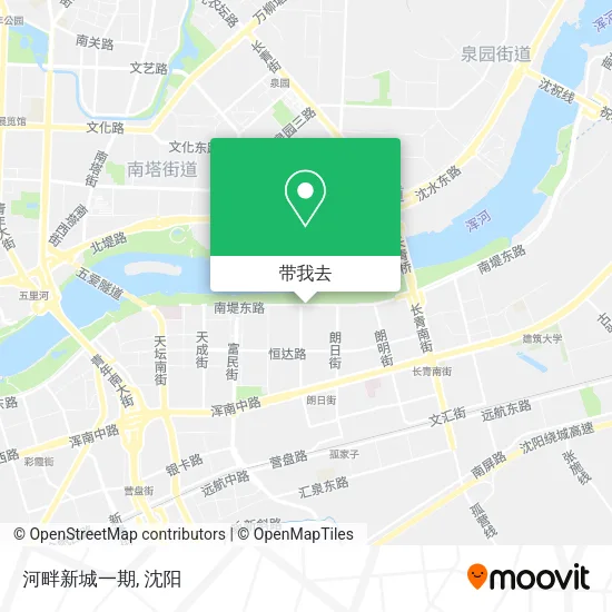 河畔新城一期地图