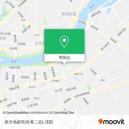 新天地超市(长青二店)地图
