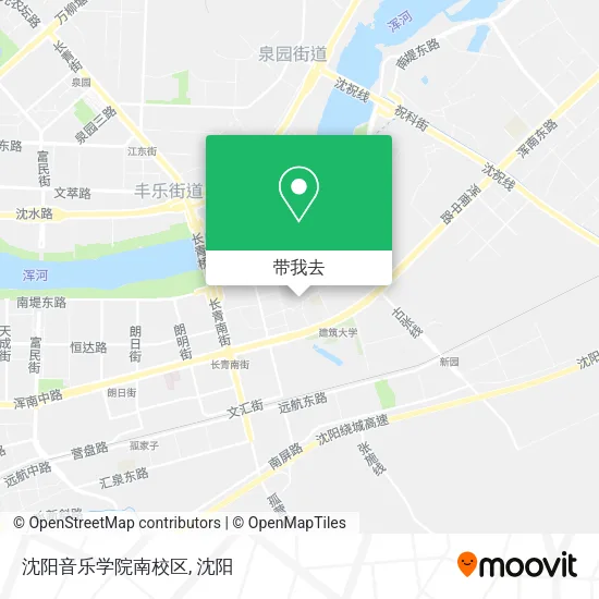 沈阳音乐学院南校区地图