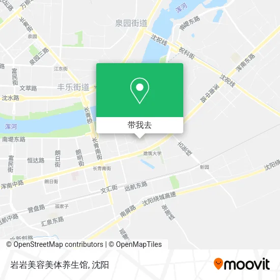 岩岩美容美体养生馆地图