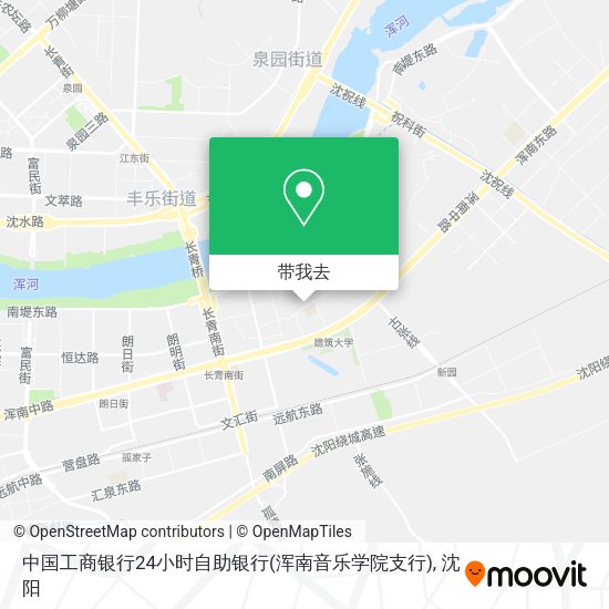 中国工商银行24小时自助银行(浑南音乐学院支行)地图