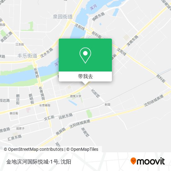 金地滨河国际悦城-1号地图