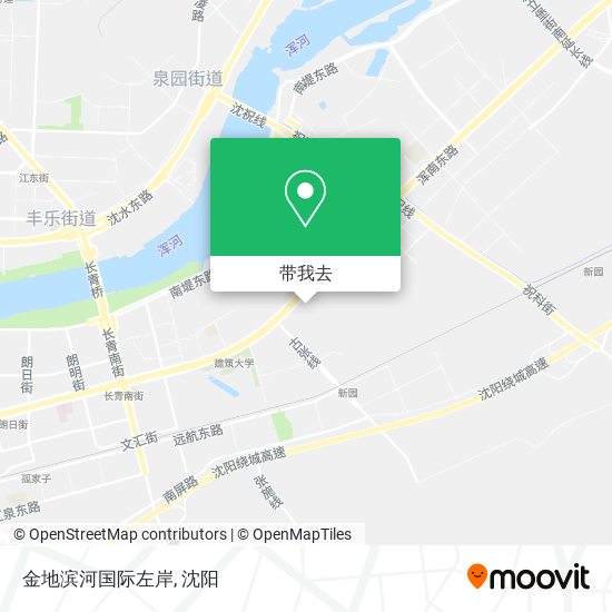 金地滨河国际左岸地图