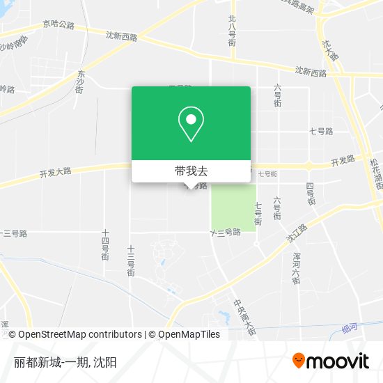 丽都新城-一期地图
