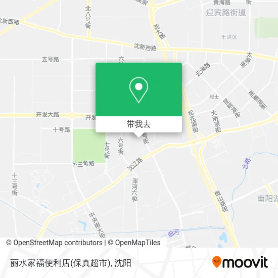 丽水家福便利店(保真超市)地图
