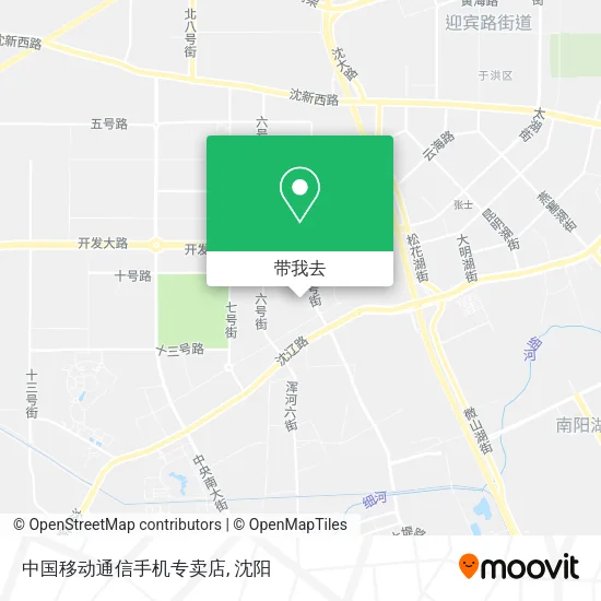 中国移动通信手机专卖店地图