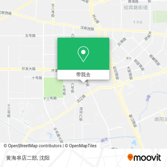 黄海串店二部地图