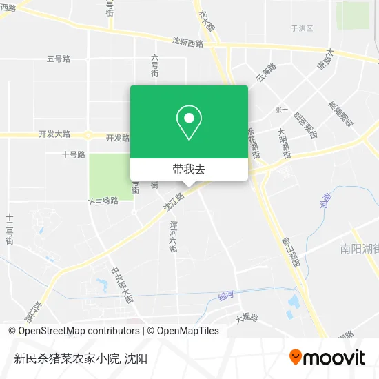 新民杀猪菜农家小院地图