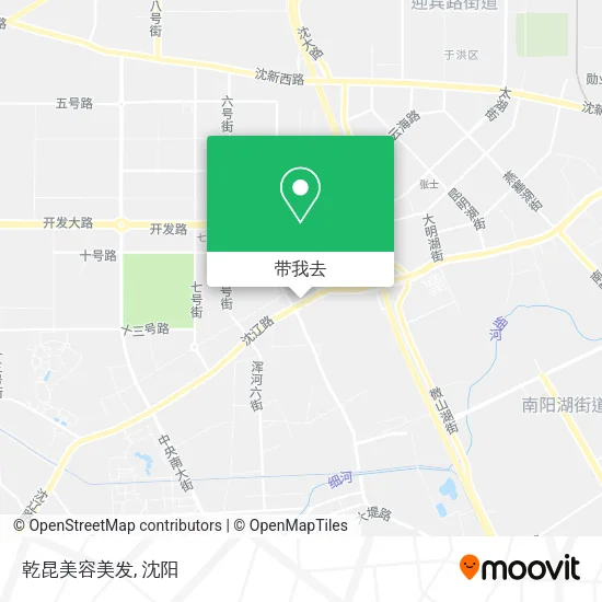 乾昆美容美发地图