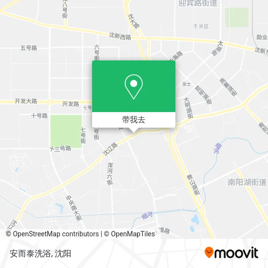 安而泰洗浴地图